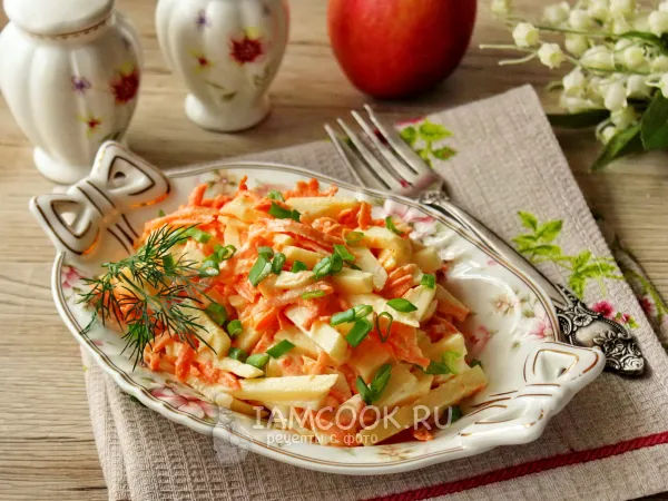 Фото блюда: Салат «Школьный»