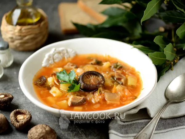 Фото блюда: Монастырские щи с грибами