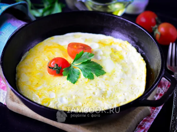 Фото блюда: Омлет на ряженке