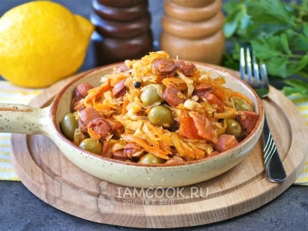 Фото блюда: Солянка на сковороде