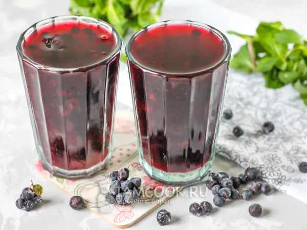 Фото блюда: Кисель из замороженной черники