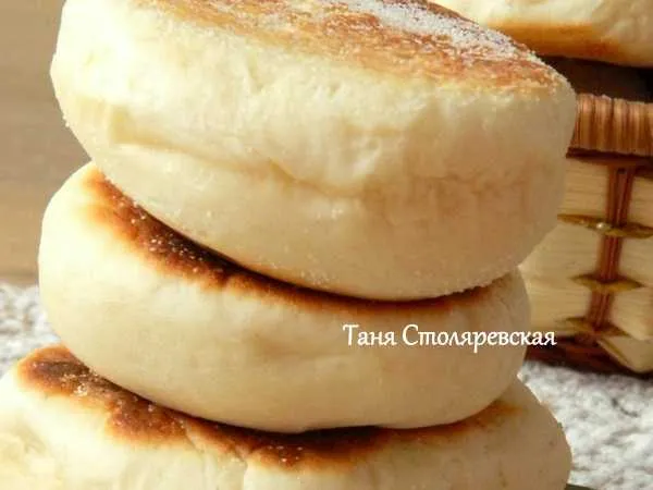 Фото блюда: Английские пышки на дрожжах