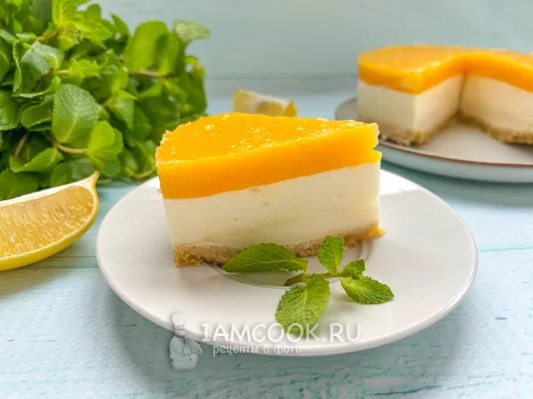 Фото блюда: Чизкейк с манго
