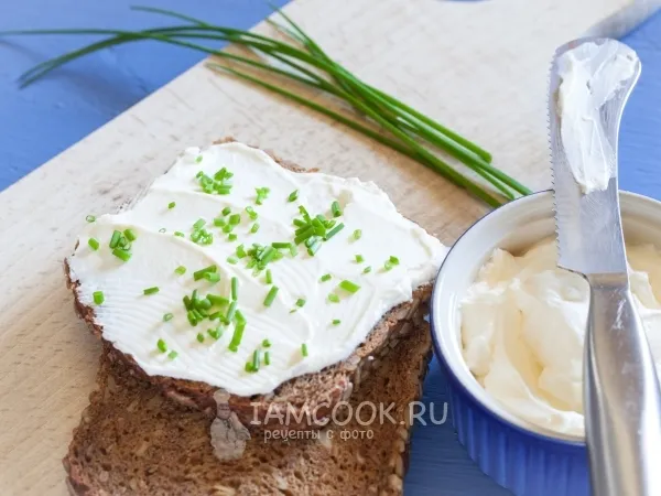 Фото блюда: Бутерброды с зеленым луком