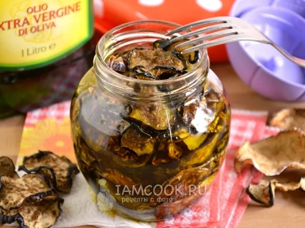 Фото блюда: Вяленые баклажаны в оливковом масле