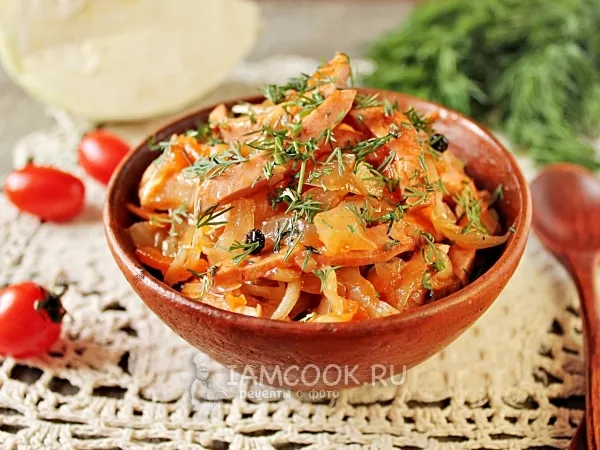 Фото блюда: Бигус с колбасой