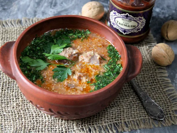 Фото блюда: Суп харчо с ткемали