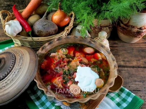 Фото блюда: Борщ по-белорусски