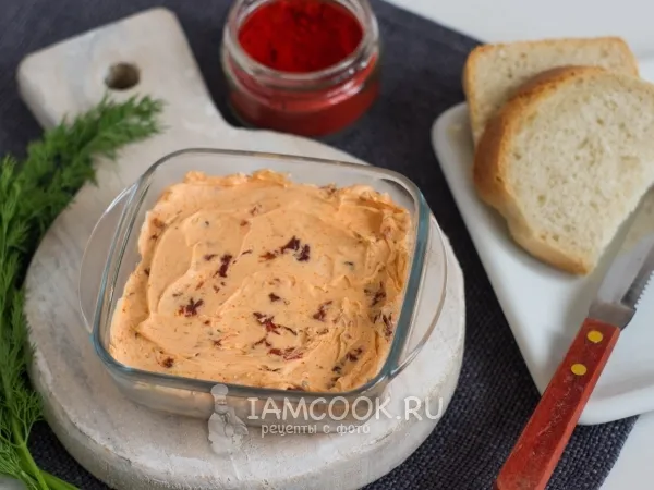 Фото блюда: Закусочное масло с вялеными томатами