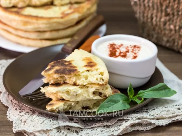 Фото блюда: Творожные лепешки на сковороде