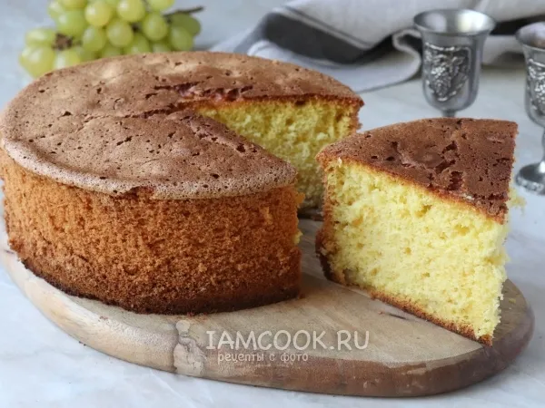 Фото блюда: Шарлотка с виноградом