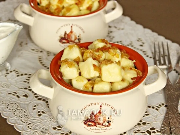 Фото блюда: Ленивые вареники с картошкой