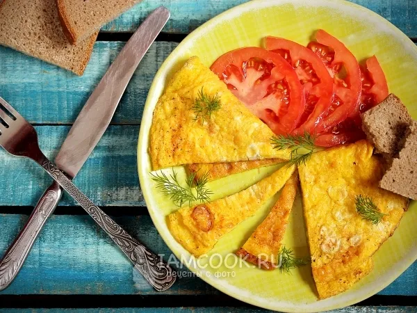 Фото блюда: Омлет без молока