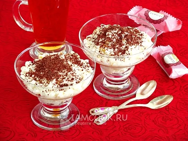 Фото блюда: Рис со взбитыми сливками