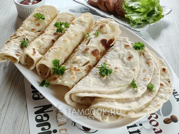 Фото блюда: Лепёшки из пельменного теста