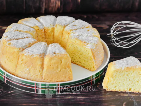 Фото блюда: Бисквит на перепелиных яйцах