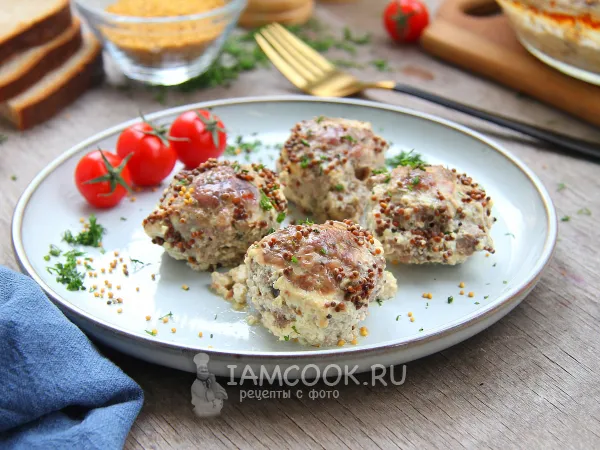 Фото блюда: Тефтели в горчичном соусе
