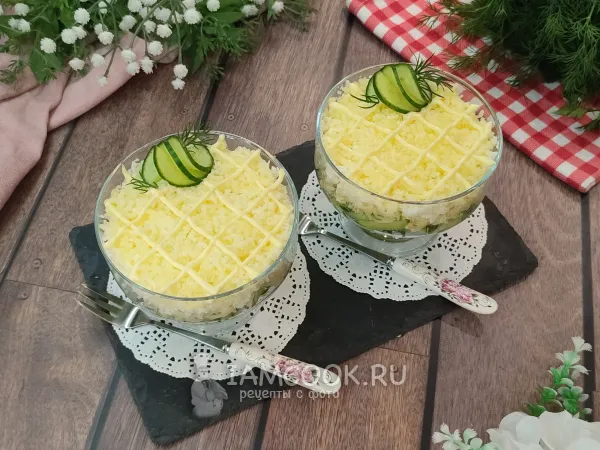 Фото блюда: Салат «Пушинка»