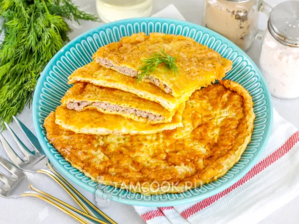 Фото блюда: Ленивые чебуреки из вафельных коржей