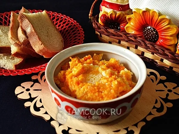 Фото блюда: Пшенная каша с тыквой в духовке