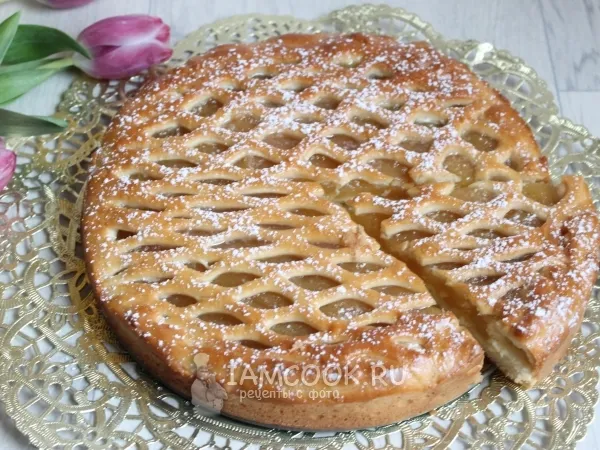 Фото блюда: Пирог с яблочным муссом