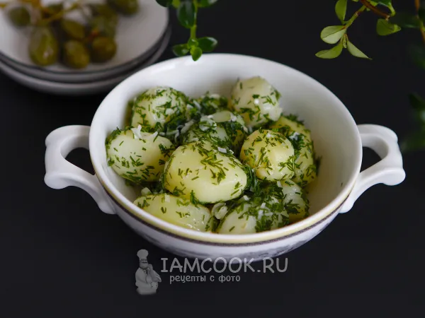 Фото блюда: Вареный молодой картофель