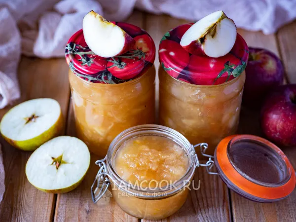 Фото блюда: Варенье из яблок с лимоном и имбирем