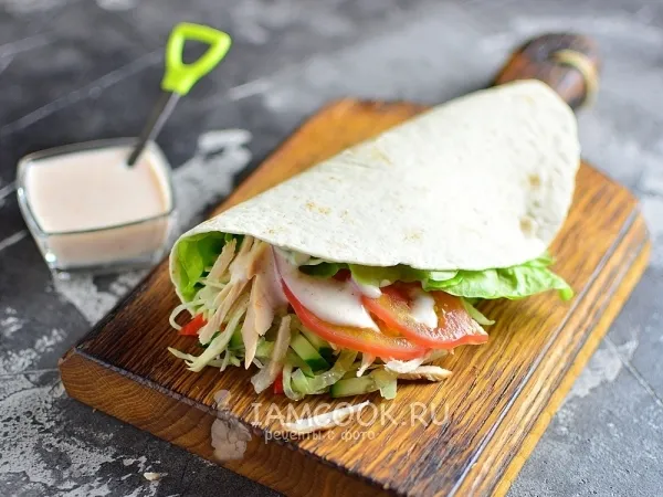 Фото блюда: Турецкая шаурма