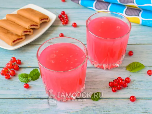 Фото блюда: Кисель из красной смородины