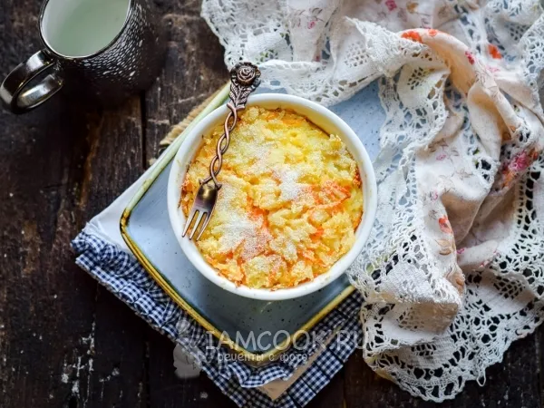 Фото блюда: Сладкая морковно-рисовая запеканка