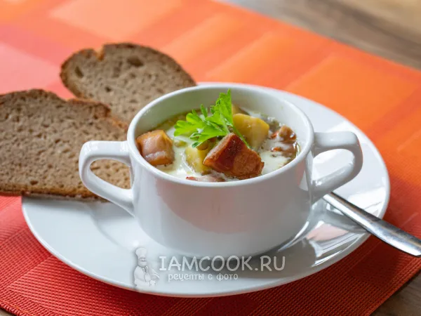 Фото блюда: Чечевичный суп с беконом