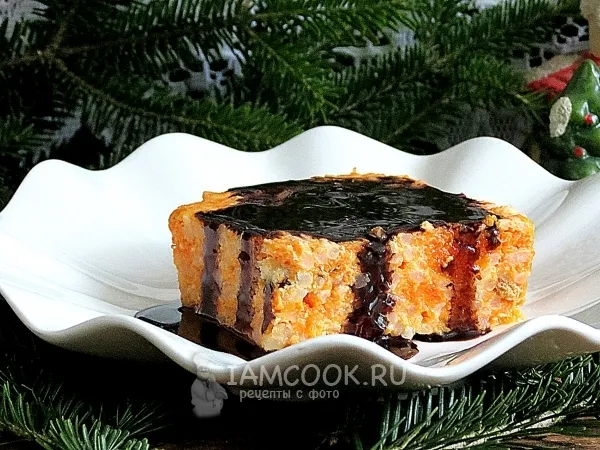 Фото блюда: Запеканка из тыквы с рисом