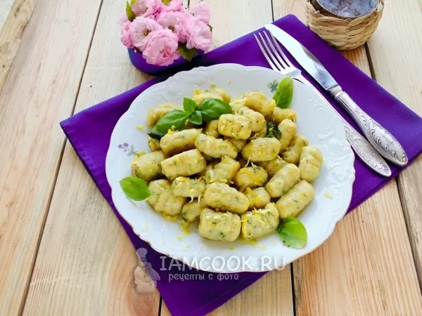 Фото блюда: Картофельные ньокки с базиликом