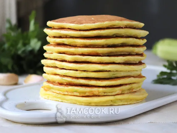 Фото блюда: Кабачковые панкейки