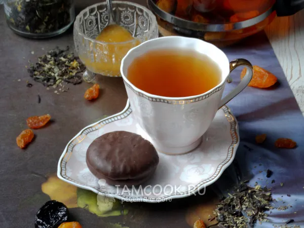 Фото блюда: Чай с сухофруктами