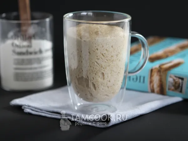 Фото блюда: Тесто для пиццы на закваске