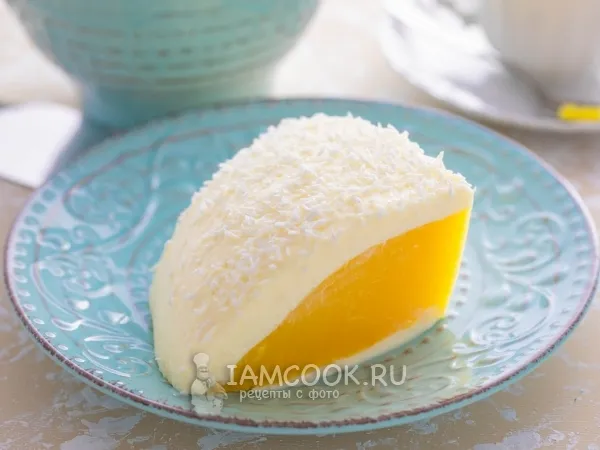 Фото блюда: Десерт «Яйцо страуса»