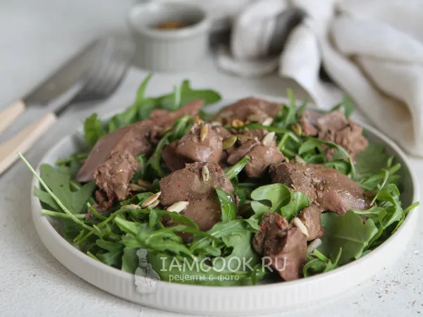 Фото блюда: Куриная печень сувид (су-вид)