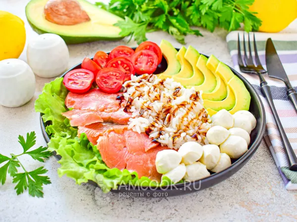 Фото блюда: Боул с форелью