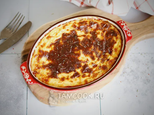 Фото блюда: Запеканка из цветной капусты в духовке