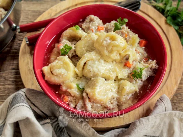 Фото блюда: Нудли с фаршем