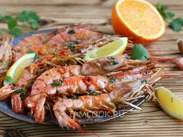 Фото блюда: Лангустины на костре