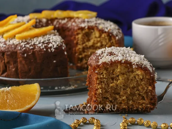 Фото блюда: Апельсиново-кокосовый манник