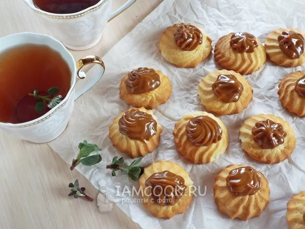 Фото блюда: Курабье со сгущенным молоком