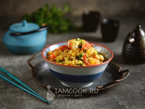 Фото блюда: Рис по-кантонски