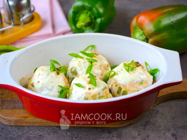 Фото блюда: Тефтели с болгарским перцем (в духовке)