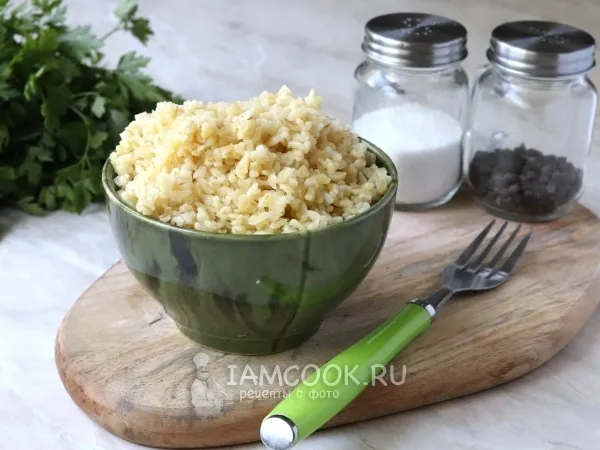 Фото блюда: Булгур на гарнир в мультиварке