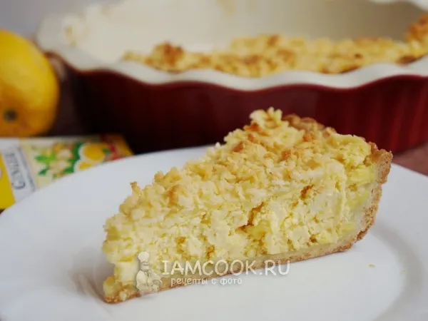 Фото блюда: Творожно-апельсиновый пирог
