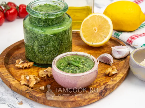 Фото блюда: Песто из шпината
