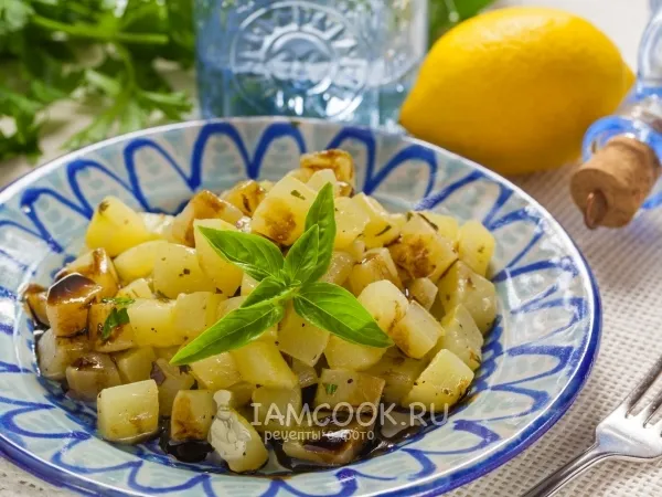 Фото блюда: Салат из жареных огурцов